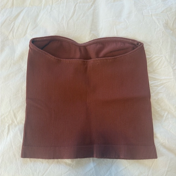 Dynamite Ribbed Tube Top - Picture 2 of 3